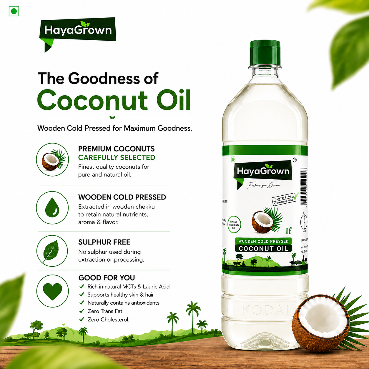 Coconut Oil - 1L